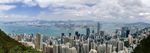 香港太平山俯瞰城市