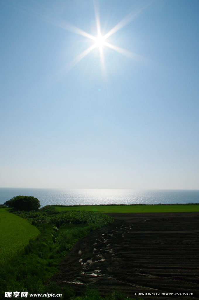海洋藍天綠地風(fēng)景
