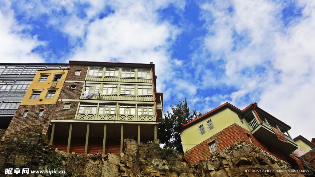 西班牙建筑風景圖片