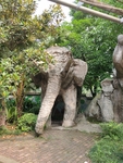 游乐园 大象雕塑