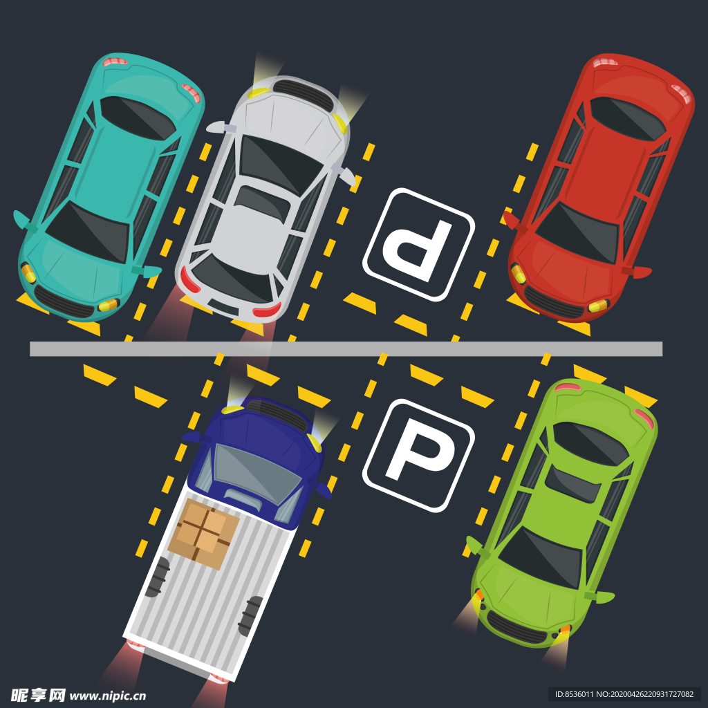 停車區(qū)鳥(niǎo)撖圖