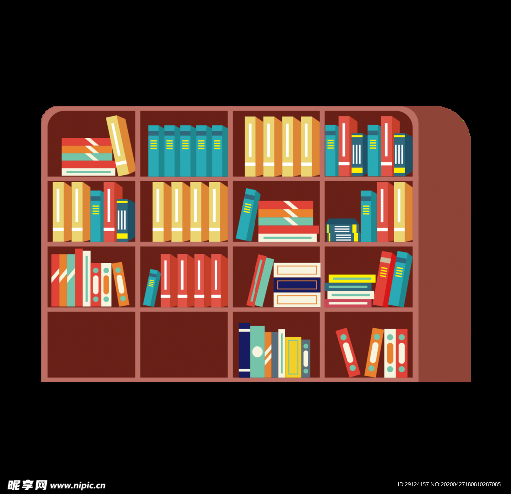卡通書架