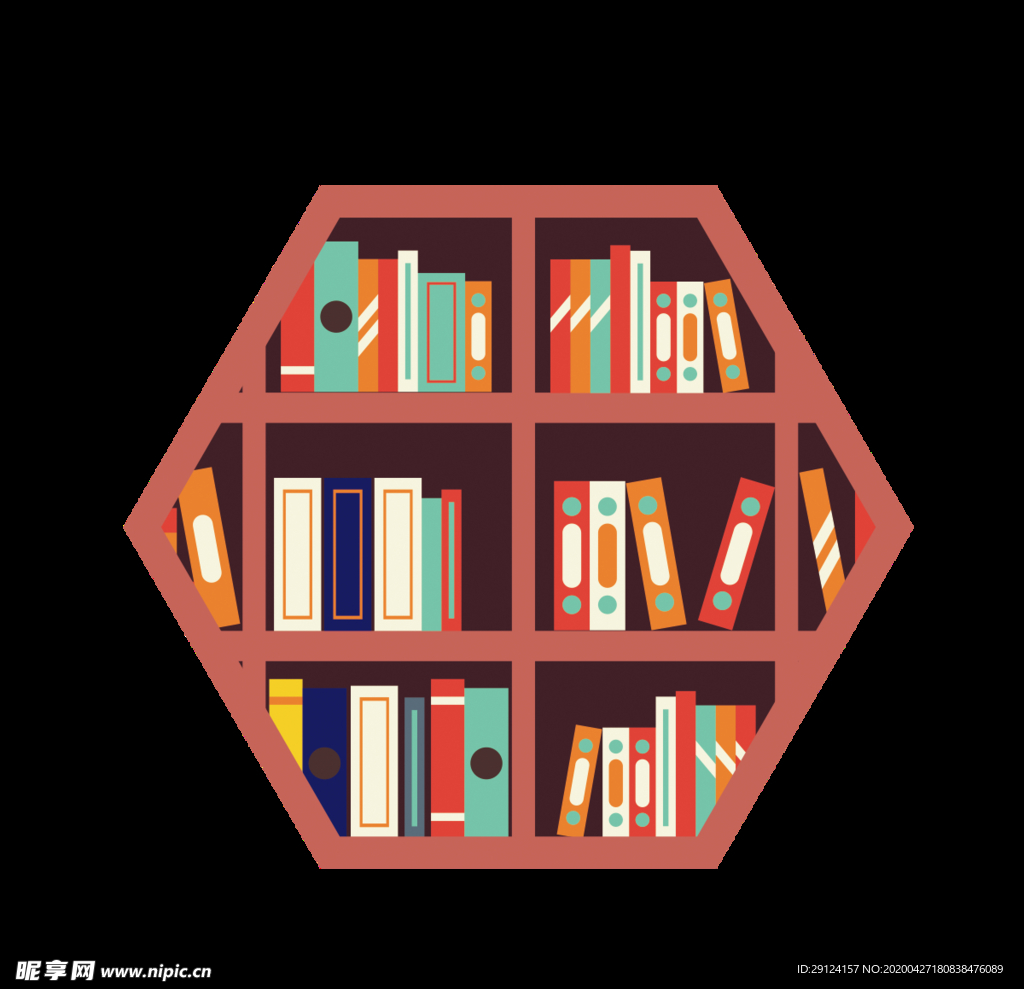 卡通書架