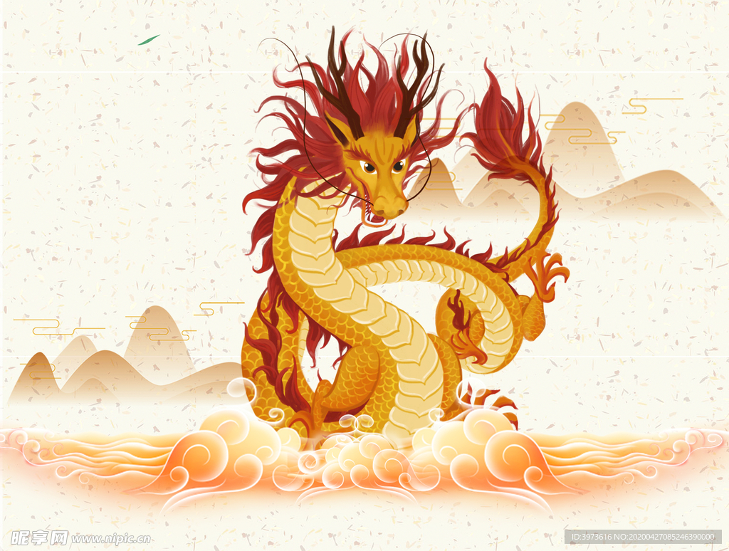 龍  祥云  海報
