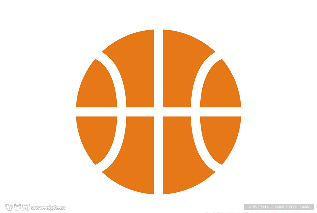 篮球图标矢量