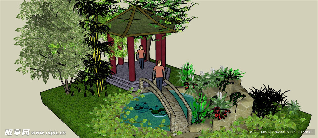 公園亭子