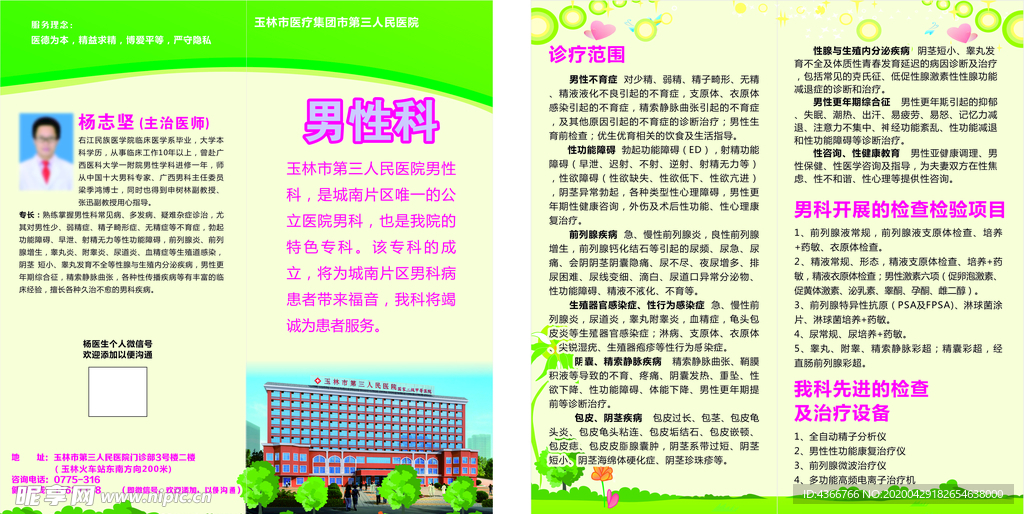 男性科折頁