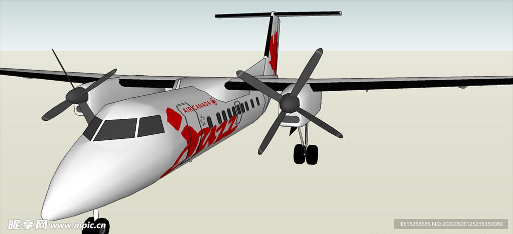 小型客运飞机模型