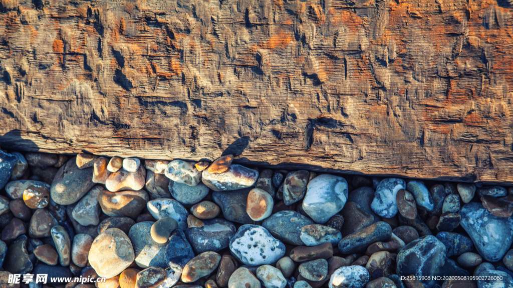 鹅卵石砂石图片