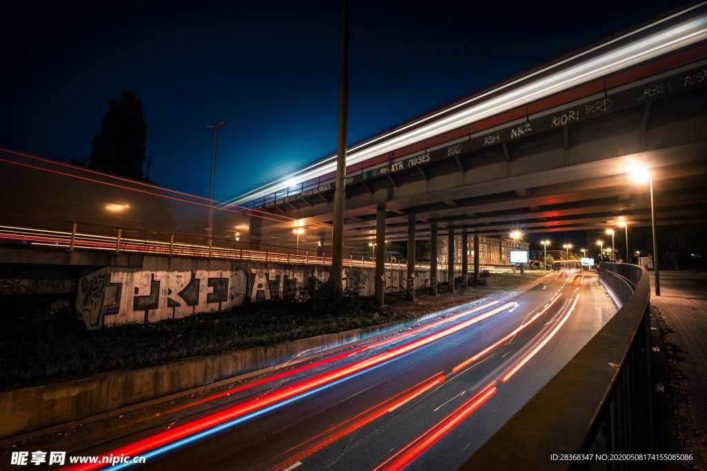 高速公路夜景