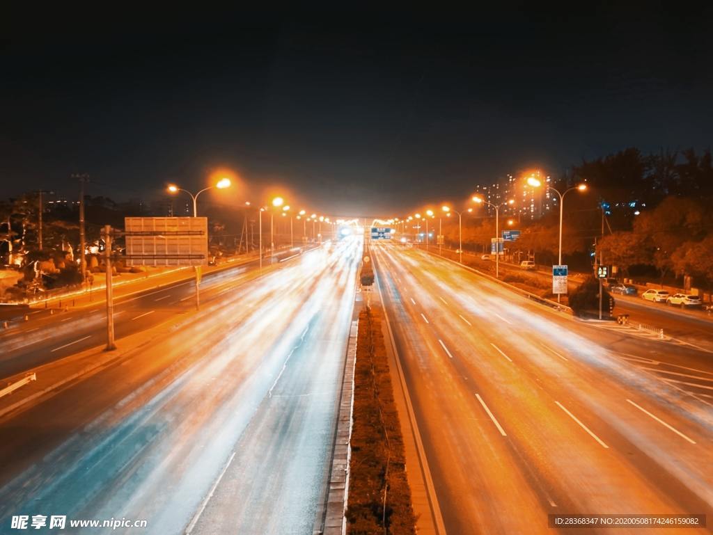 高速公路夜景