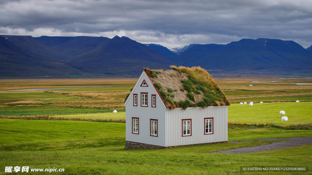 冰岛 现代化的房子