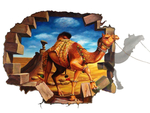 骆驼3D立体画