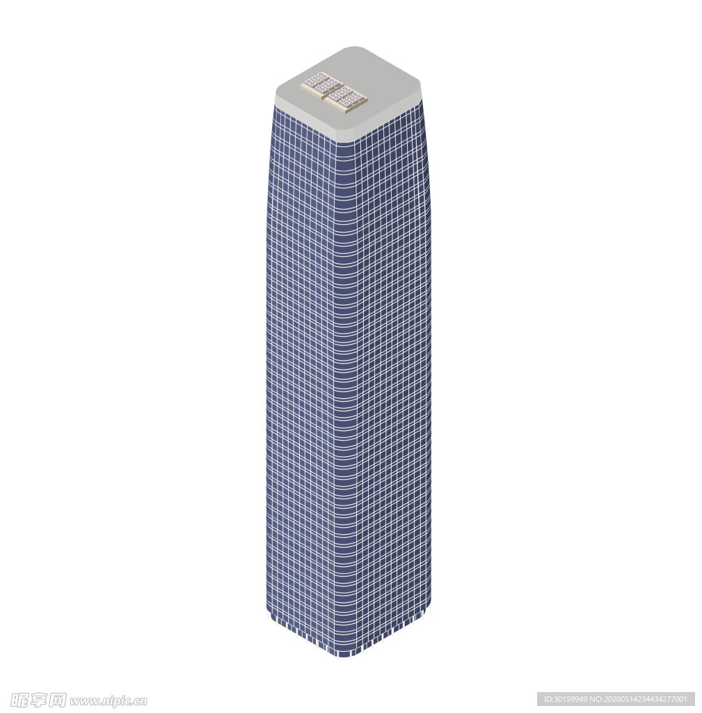 等距高楼大厦