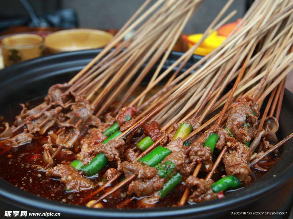 嫩牛肉串串