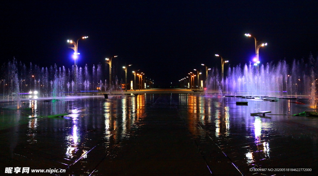 白沙湾音乐喷泉广场