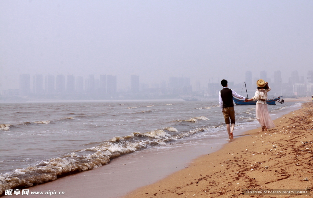 浪漫白沙灣海灘