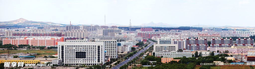 锦州市黑山县城全景