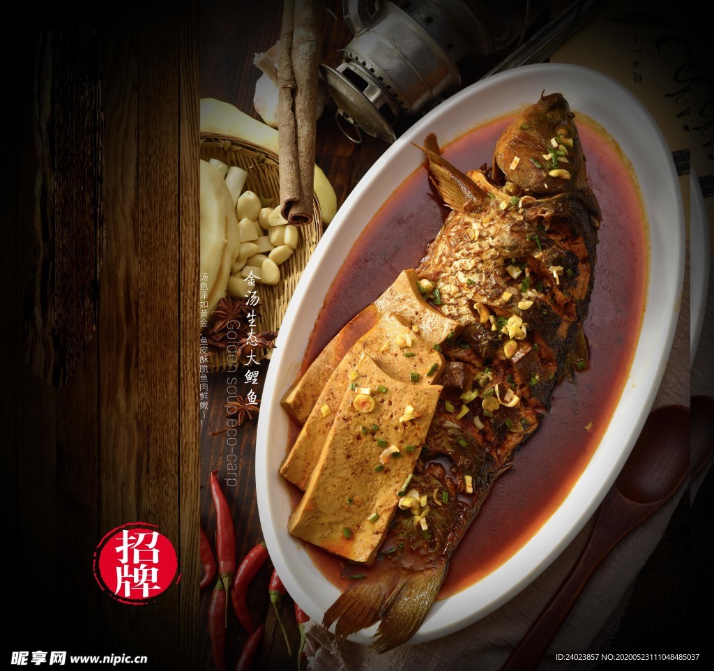 金湯生態大鯉魚