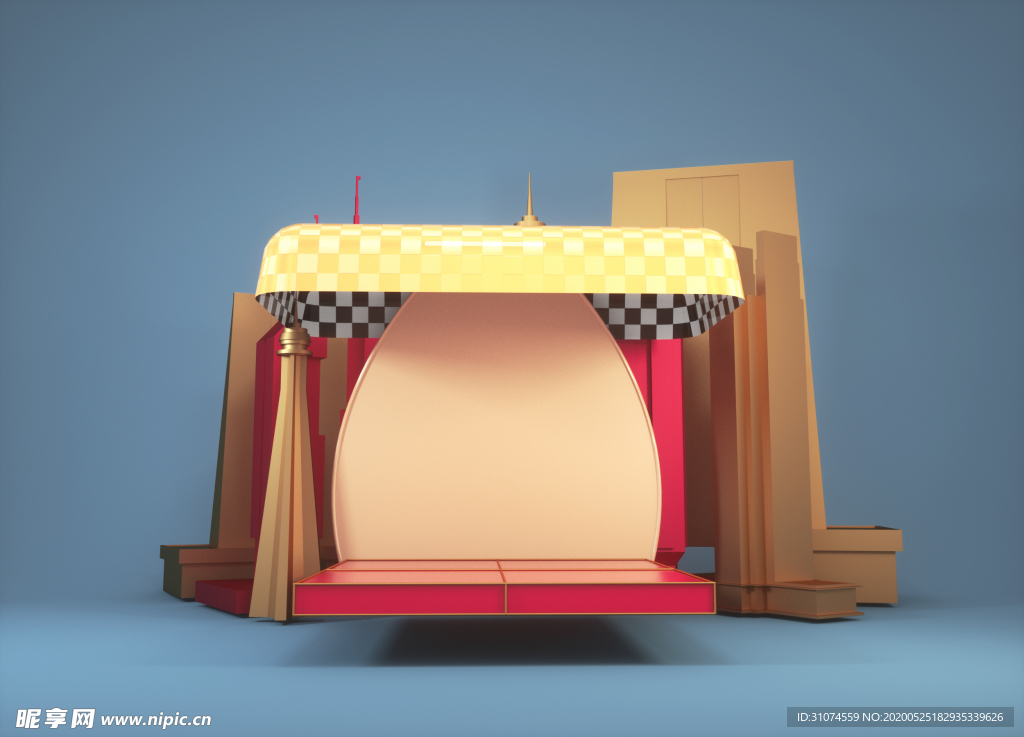 物品臺 3D物品臺