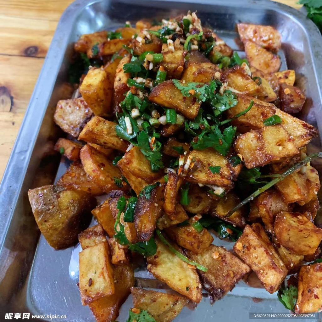 土豆  坨坨土豆   油炸土豆