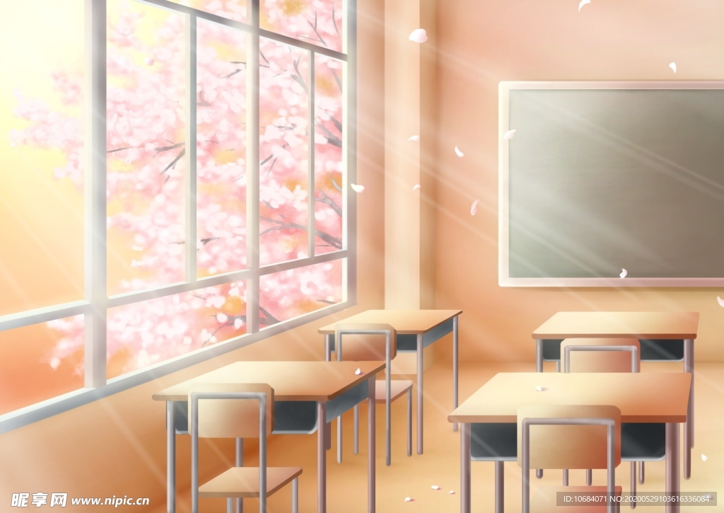 矢量學校課堂座椅背景