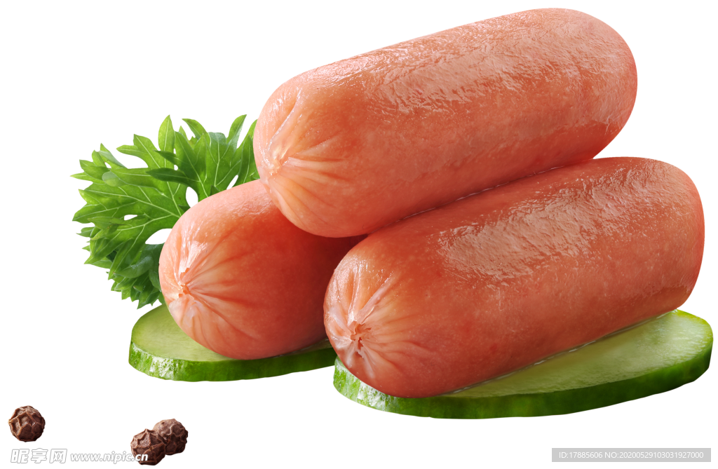 原味 肉腸  火腿 免扣圖
