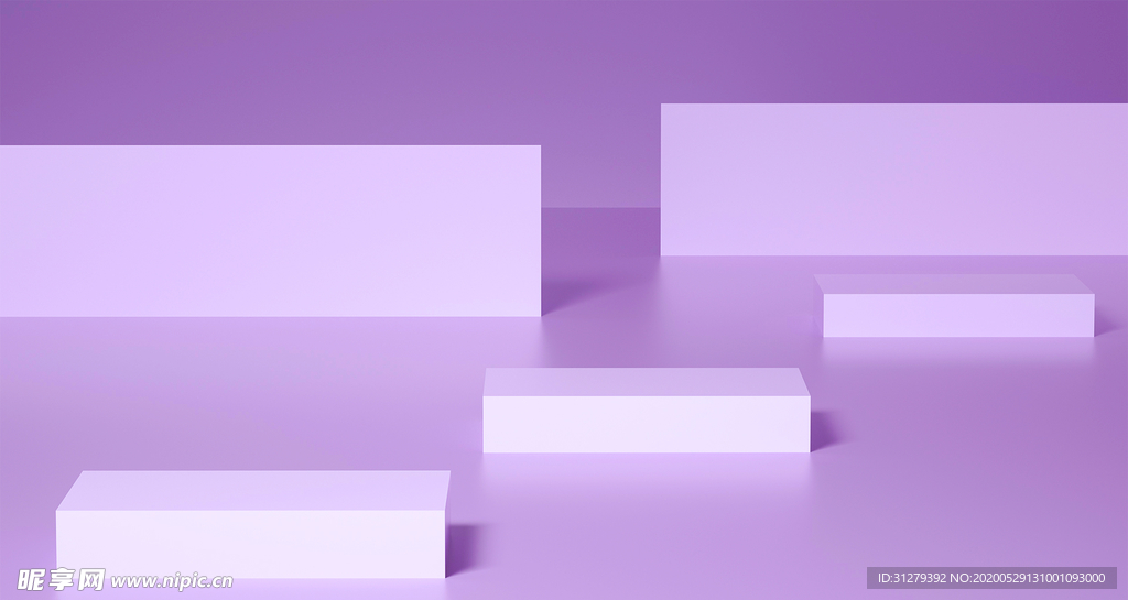 C4D紫色背景源文件