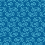 蓝色单车 无缝背景