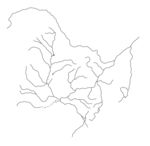 黑龍江 河流線稿