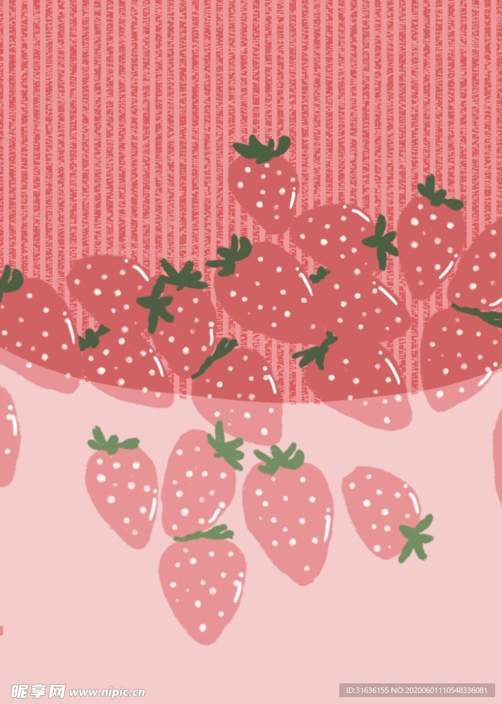 草莓壁画