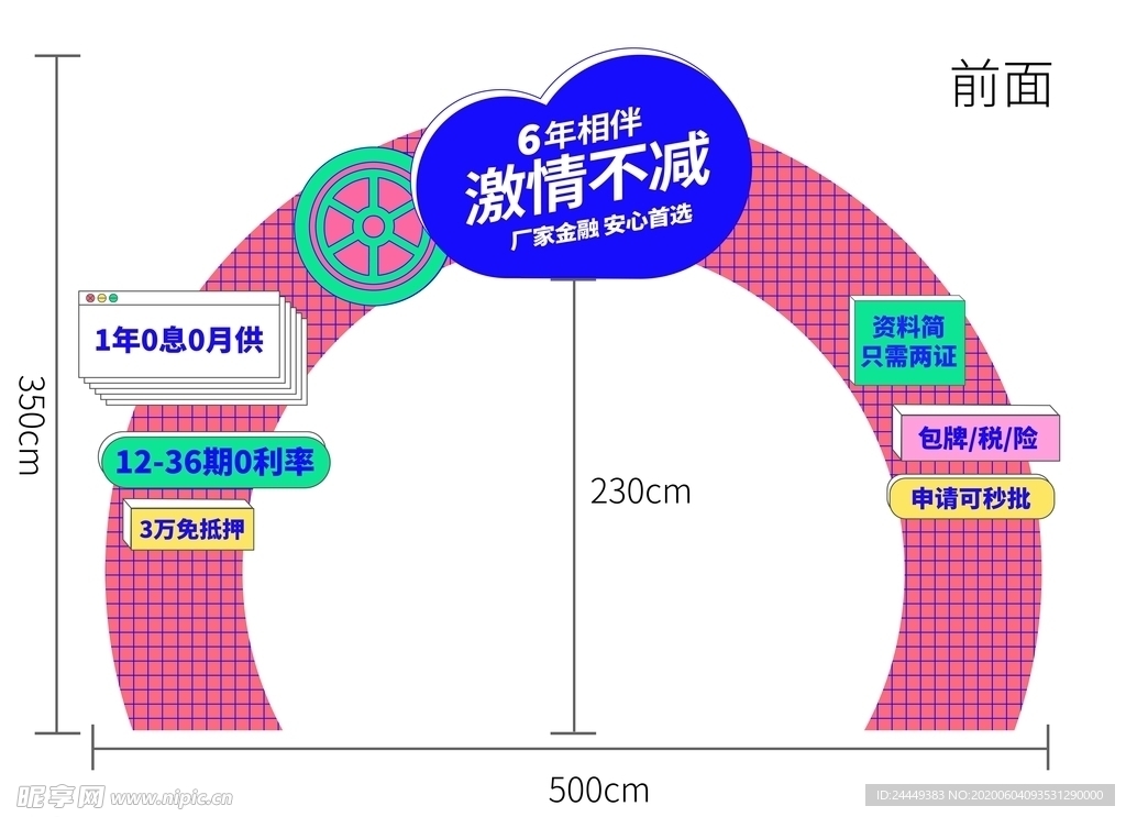 圆形拱门