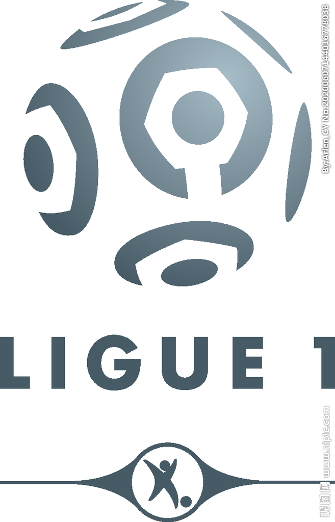 法国足球甲级联赛 标志logo