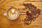咖啡拉花花式咖啡图片