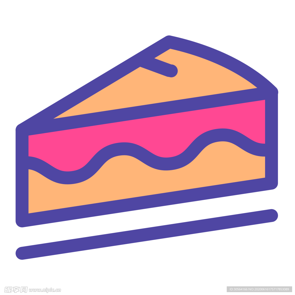 蛋糕餐饮标志图形图标装饰素材