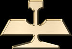 鞍鋼logo金屬