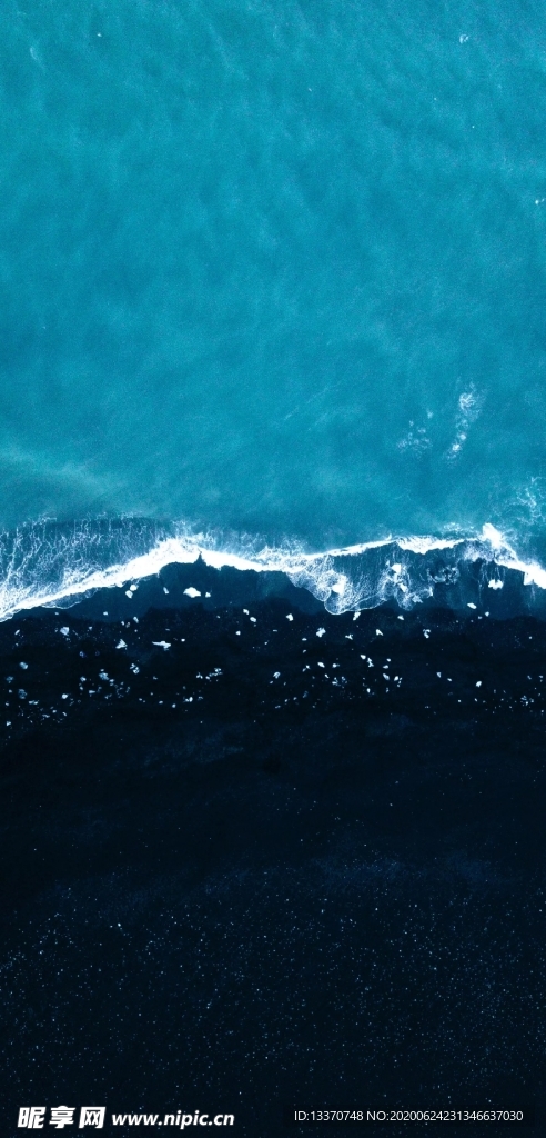 海水紋路背景