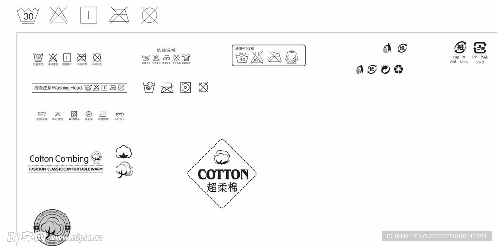 合格證 洗滌方式