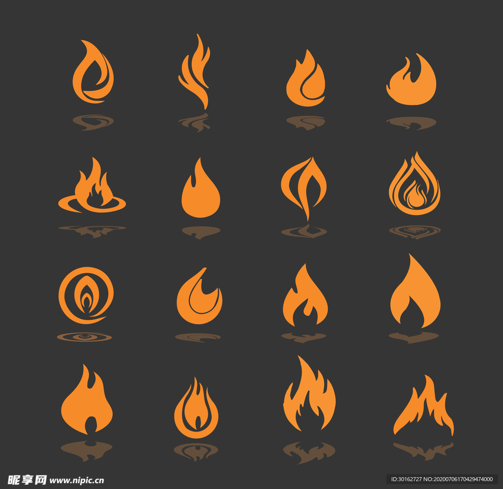 火焰icon图标