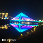 大桥夜景图