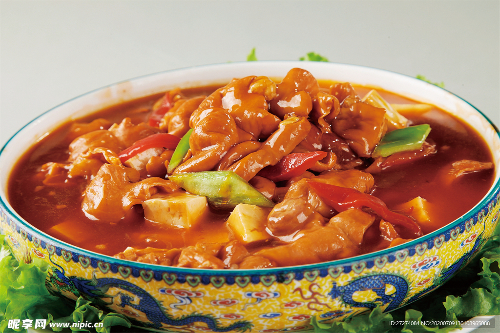 辣肥腸嫩豆腐