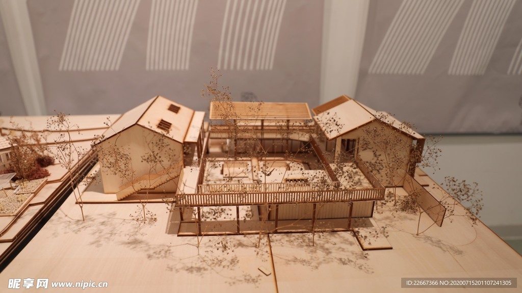 良渚文化建筑模型