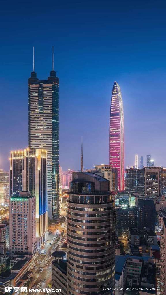 壯觀的城市風景圖片