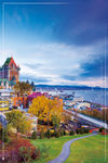 加拿大城市旅游蓝天背景