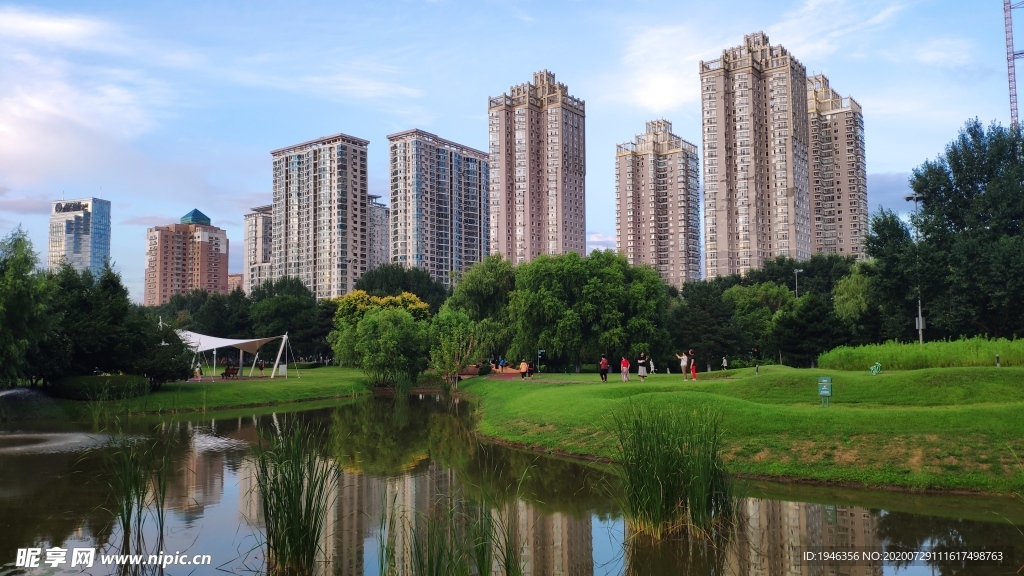 哈爾濱湘江公園風景