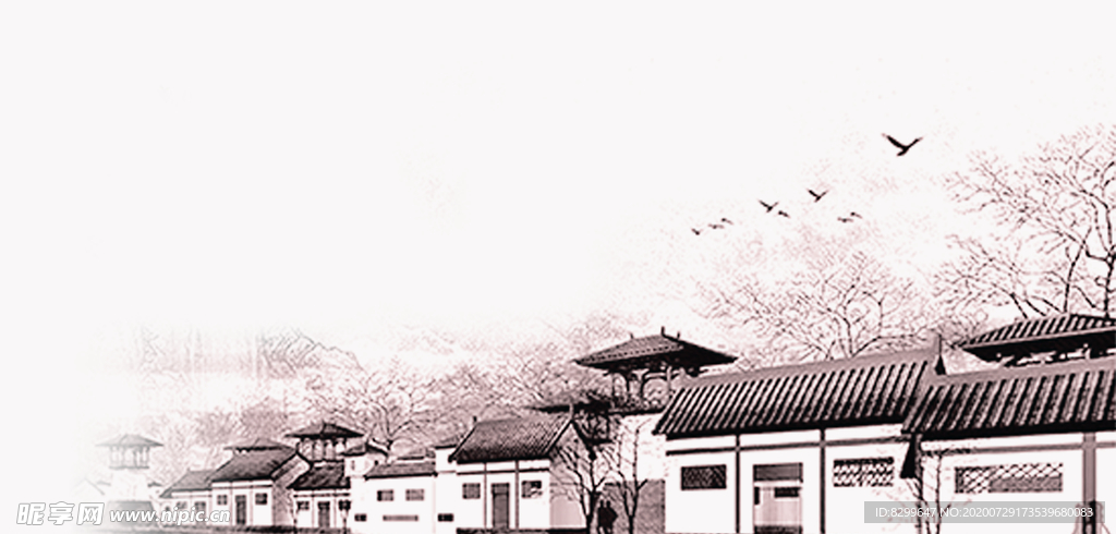 房子剪影