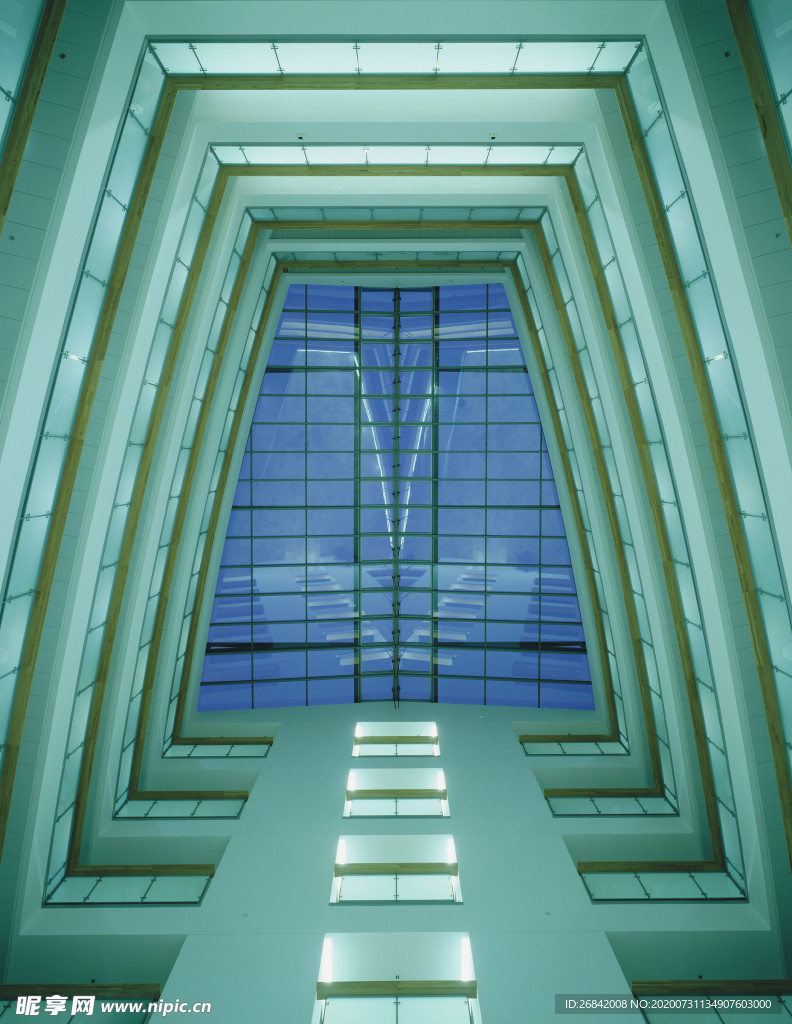 现代建筑 科幻建筑 玻璃幕墙