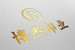 燙金 名片 logo