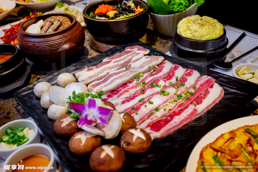 韩国烤肉 美食 传统美食 餐饮