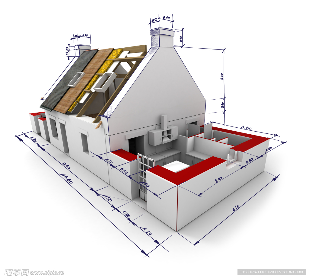 房屋建筑模型